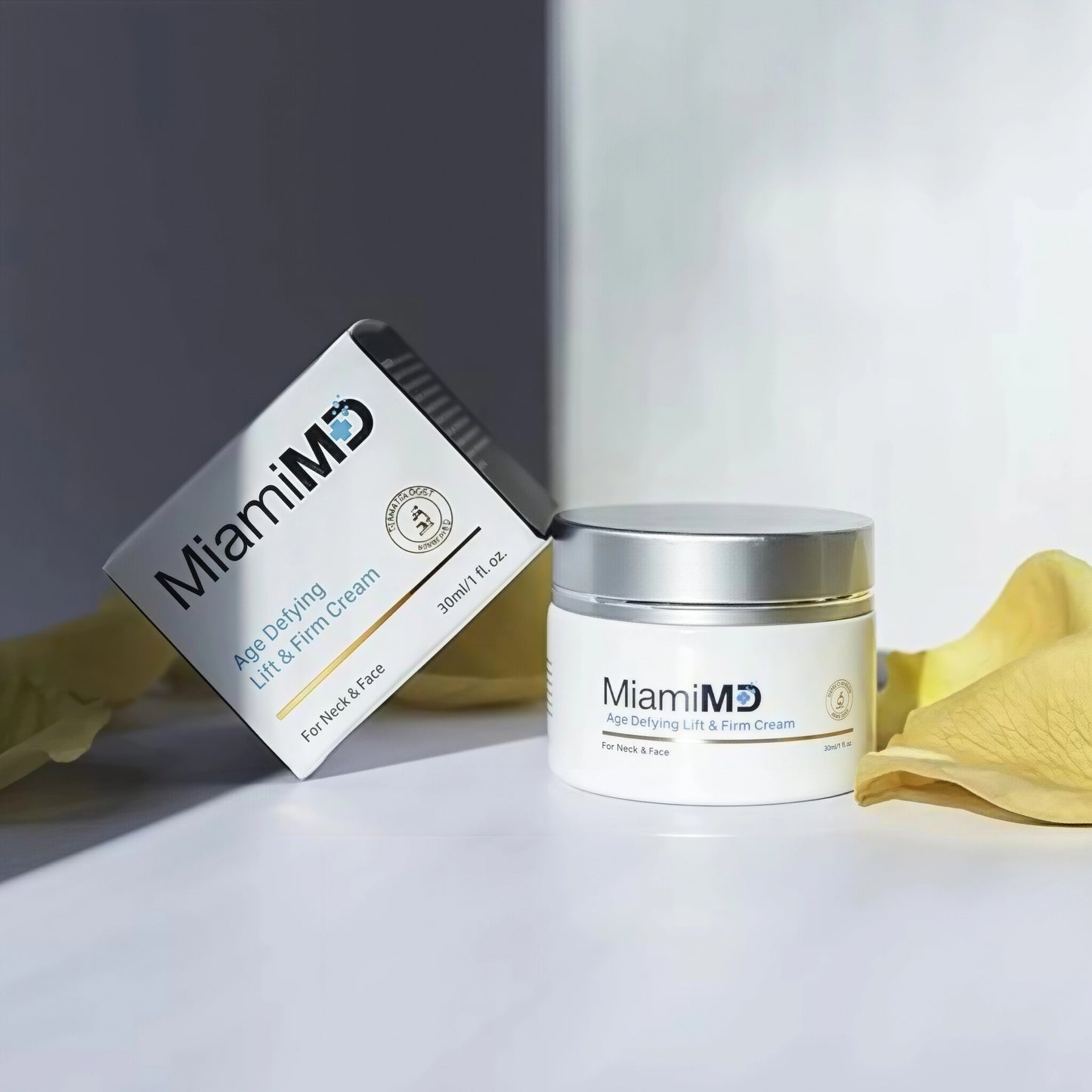 MiamiMD Age-Defying Lifting & Firming Face Cream for Women - Lift & Firm for Anti Aging, Wrinkle Reducer & Hydrating Moisturizer for Smooth, Radiant Skin, Tightening Cream for Face & Neck – 1.7oz
